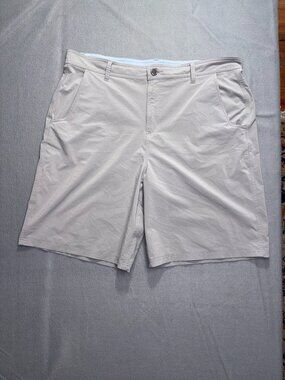 Men's Free Fly Apparel Flat Front Gray Performance Fishing Shorts sz. 36